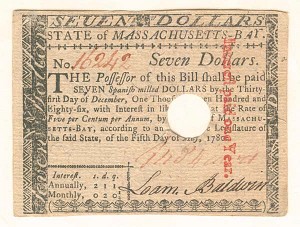 Colonial Currency - May 5, 1780 - Paper Money